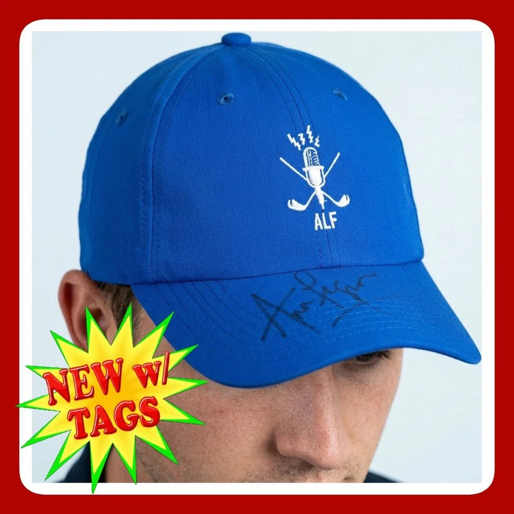Imperial ALF Golf Performance Hat Blue OSFA NWT Embroidered Autographed Cap
